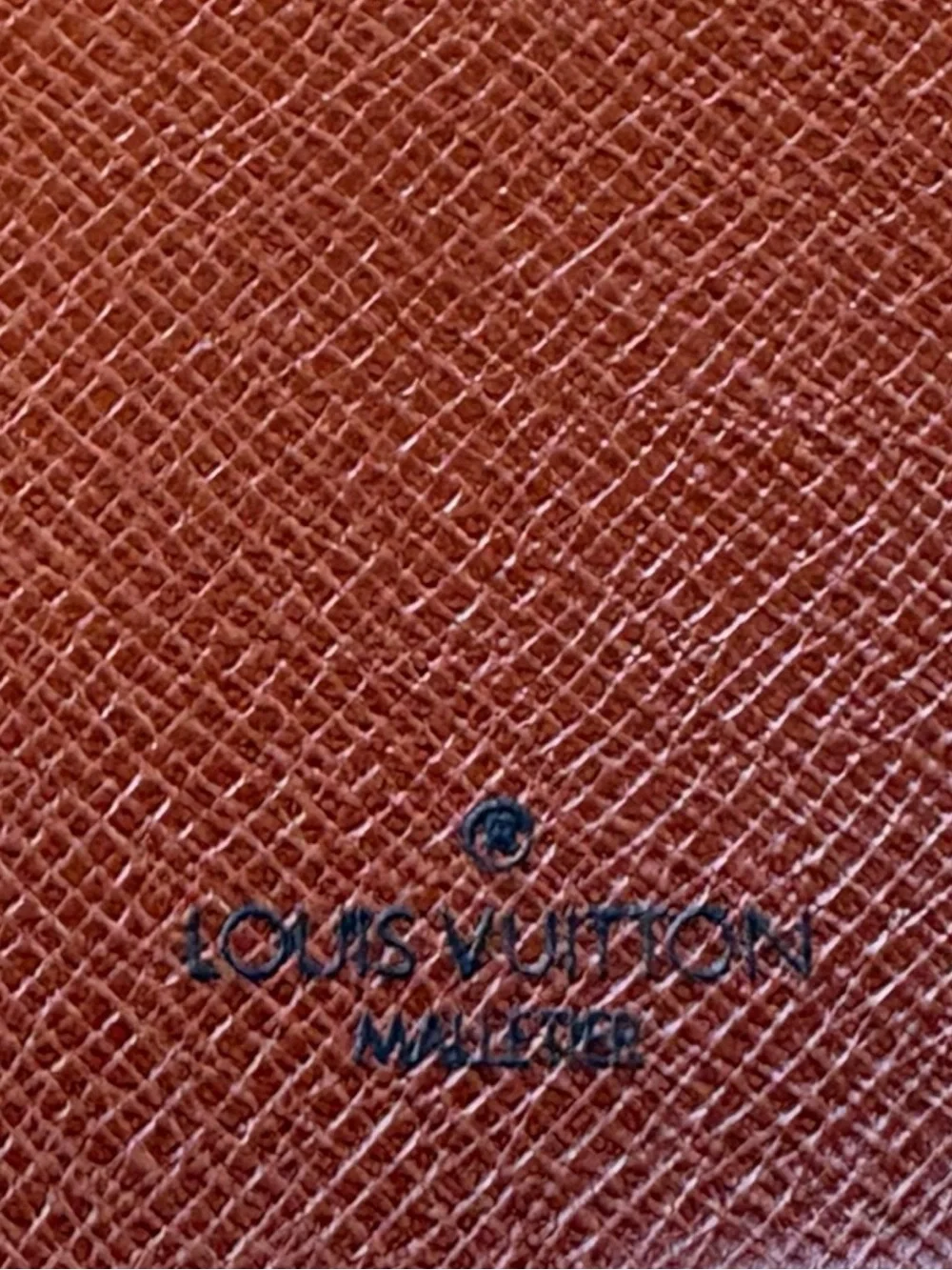 Louis Vuitton LV Checkbook Cover Long Wallet